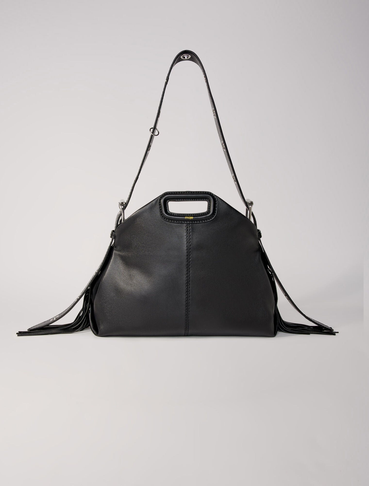 【関税込み】Metro Shoulder Bag - Rouje - Leather - Black Metro Croute Croute Noir • Rouje