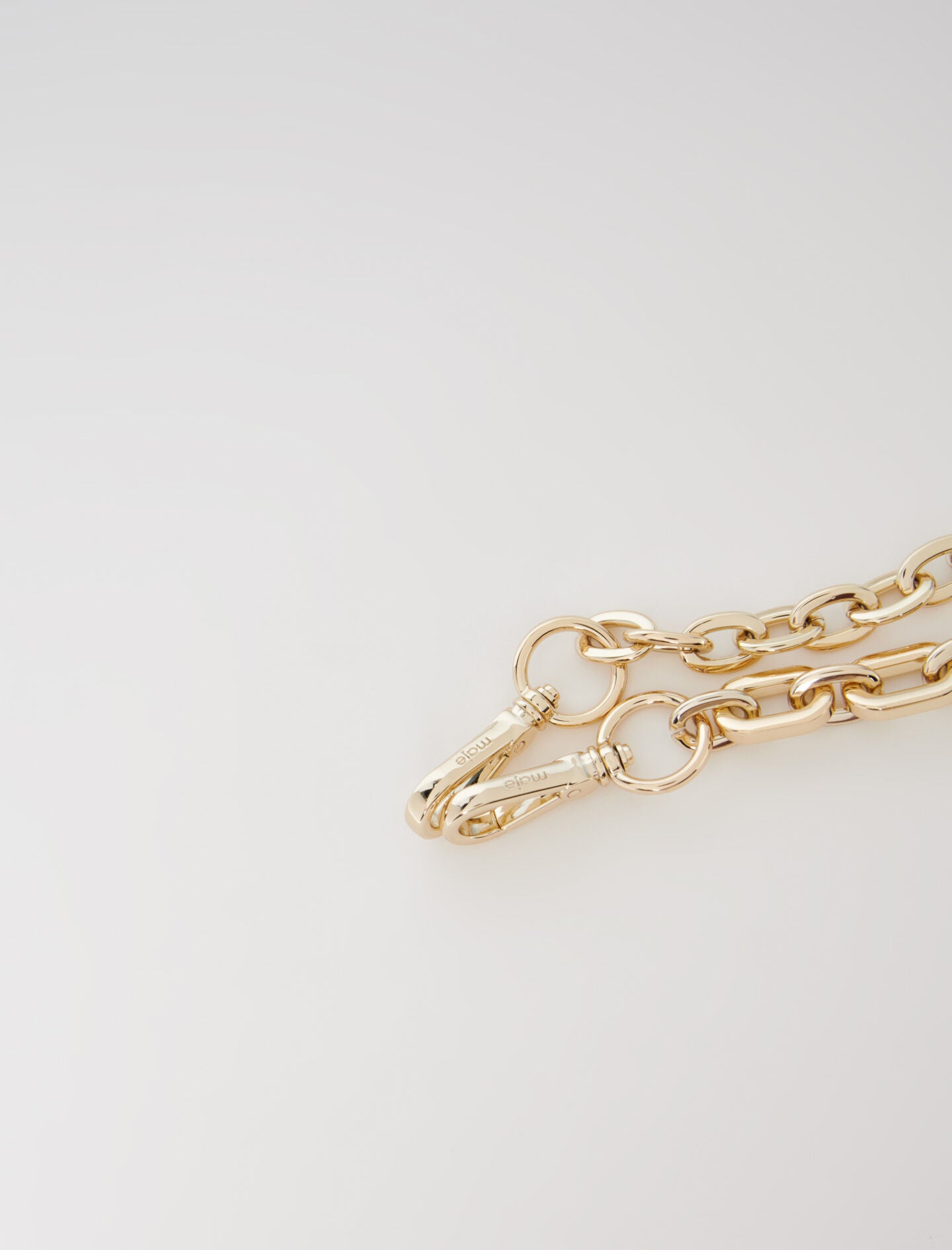 Gold-chain shoulder strap