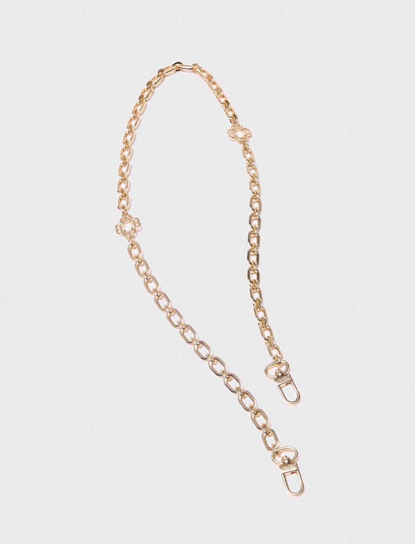 Short chain shoulder strap Gold