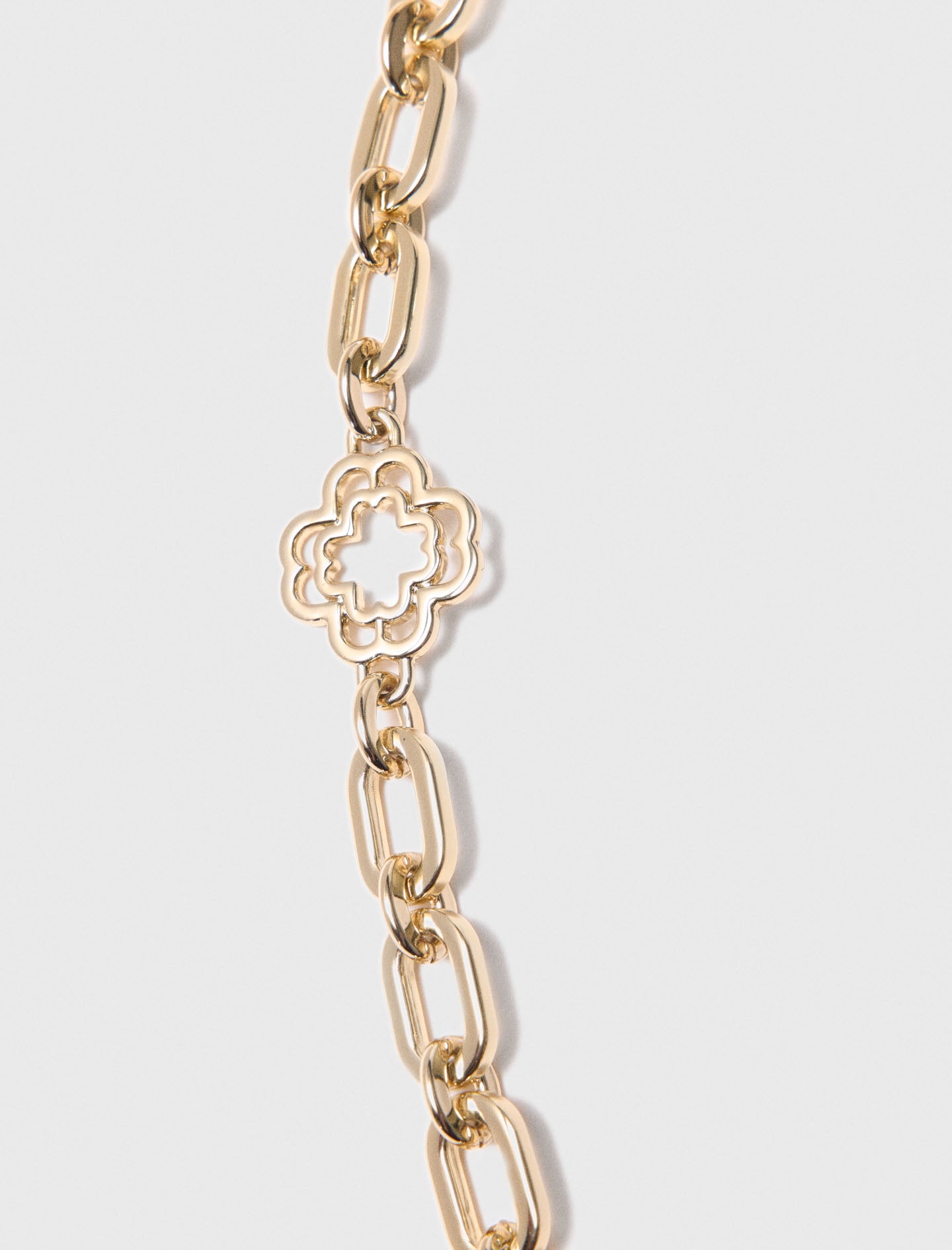 Short chain shoulder strap Gold