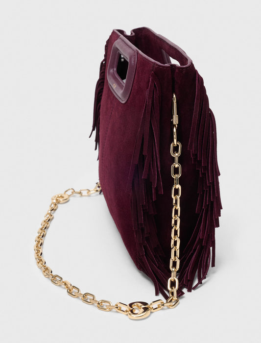 Short metal chain shoulder strap Gold