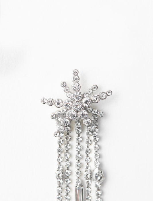 Crystal  -star strass-earings