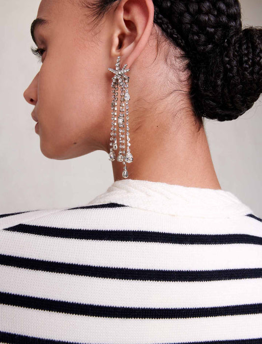 Crystal  -star strass-earings