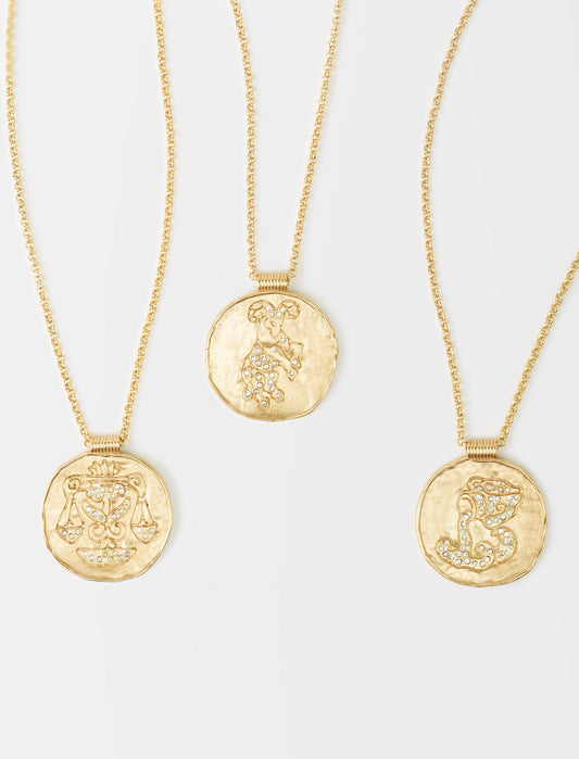 Aquarius  -AQUARIUS ZODIAC MEDAL