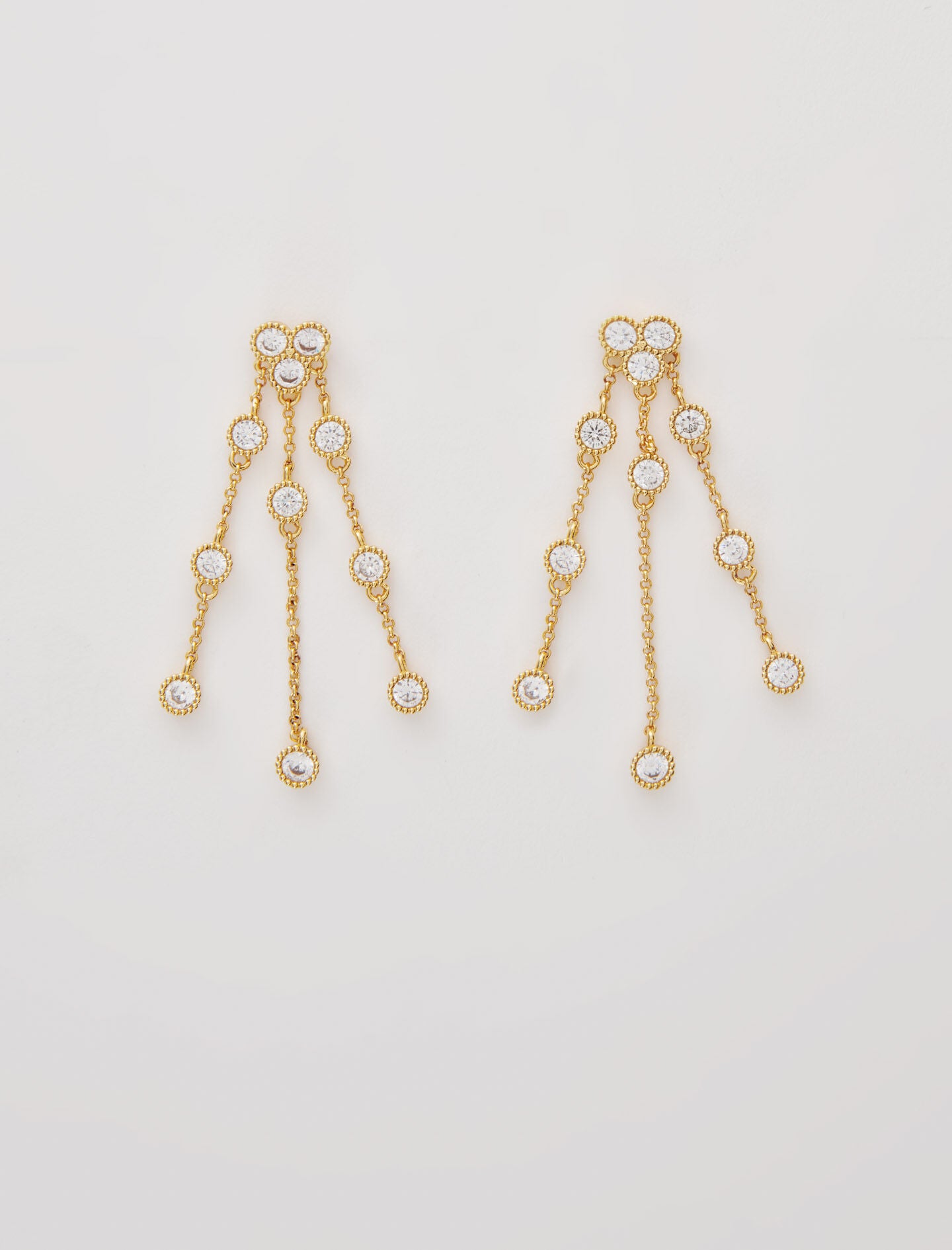 GOLD-PLATED RECYCLED BRASS EARRINGS