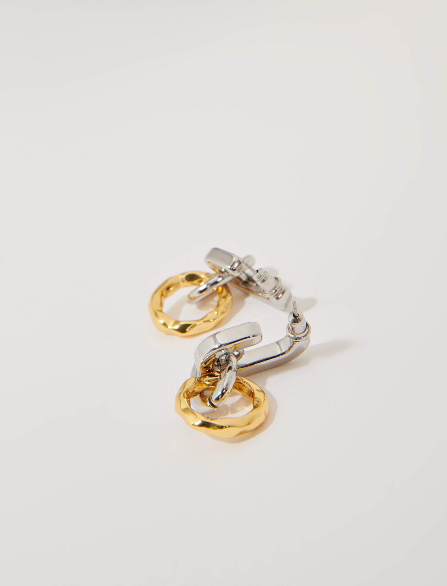 Silver/Gold-chainearring