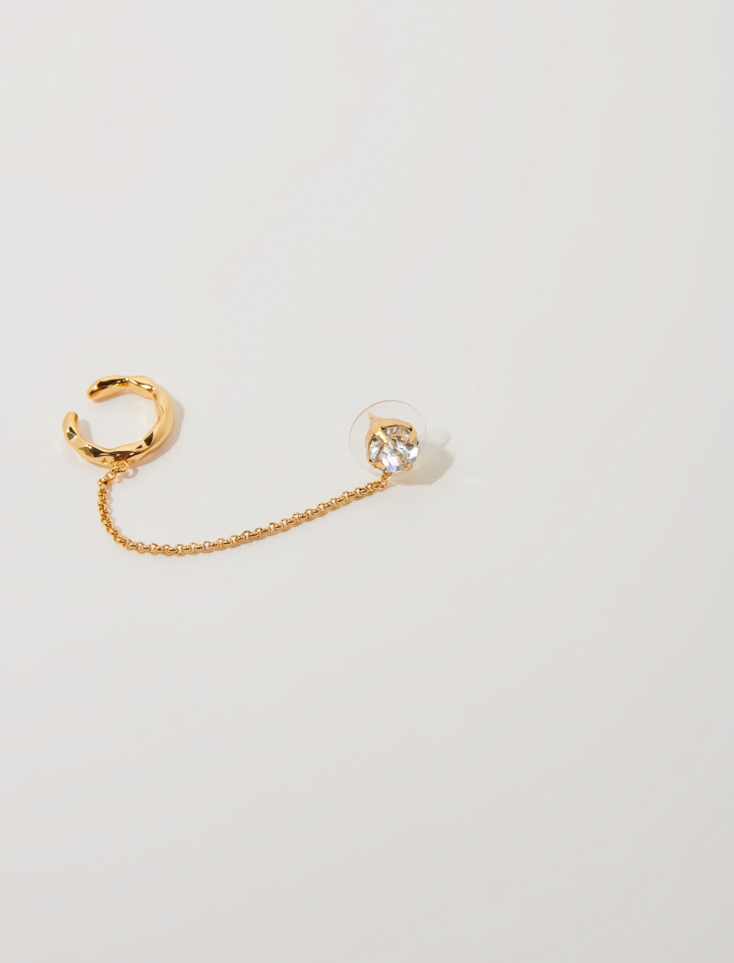 Gold-chain earring