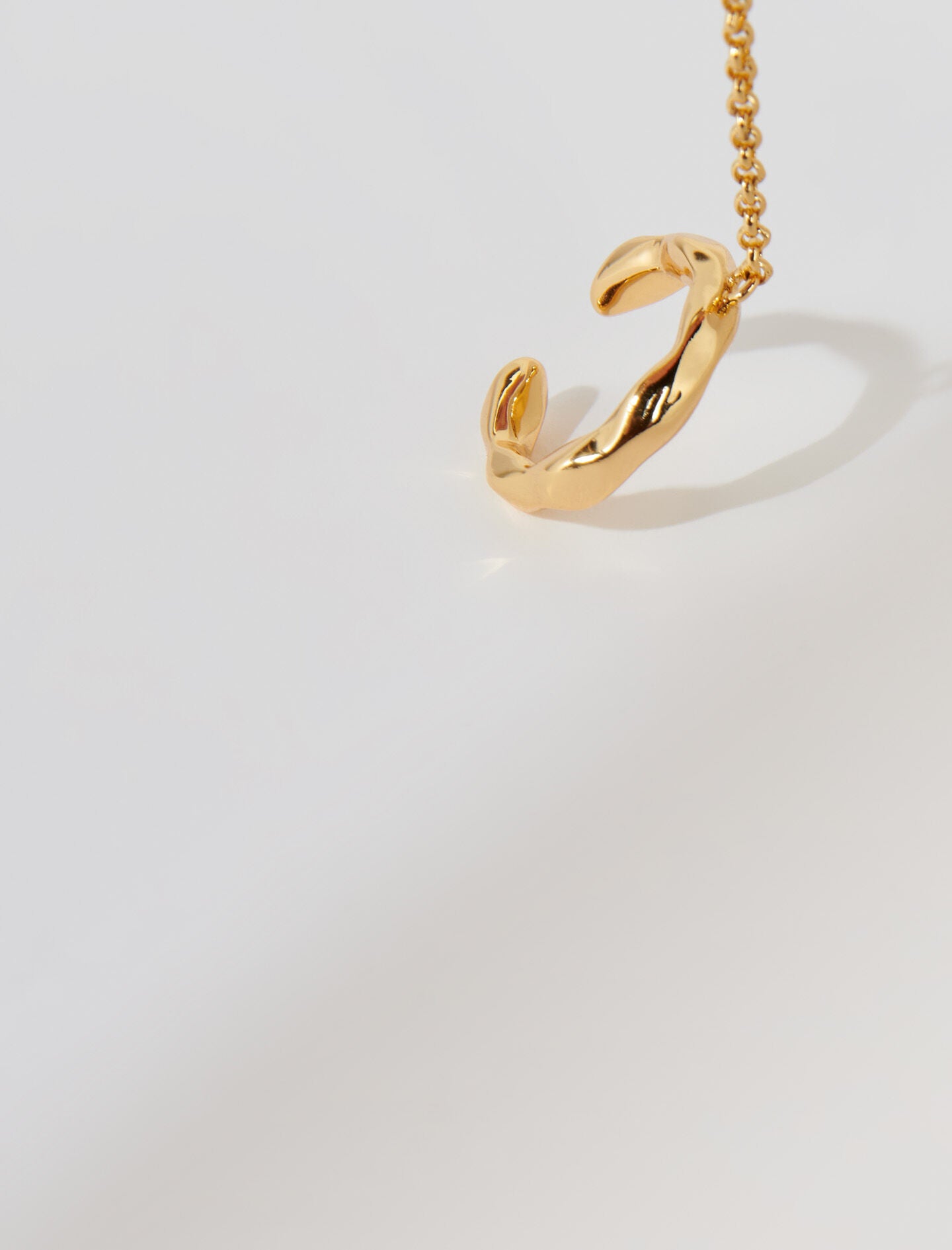 Gold-chain earring