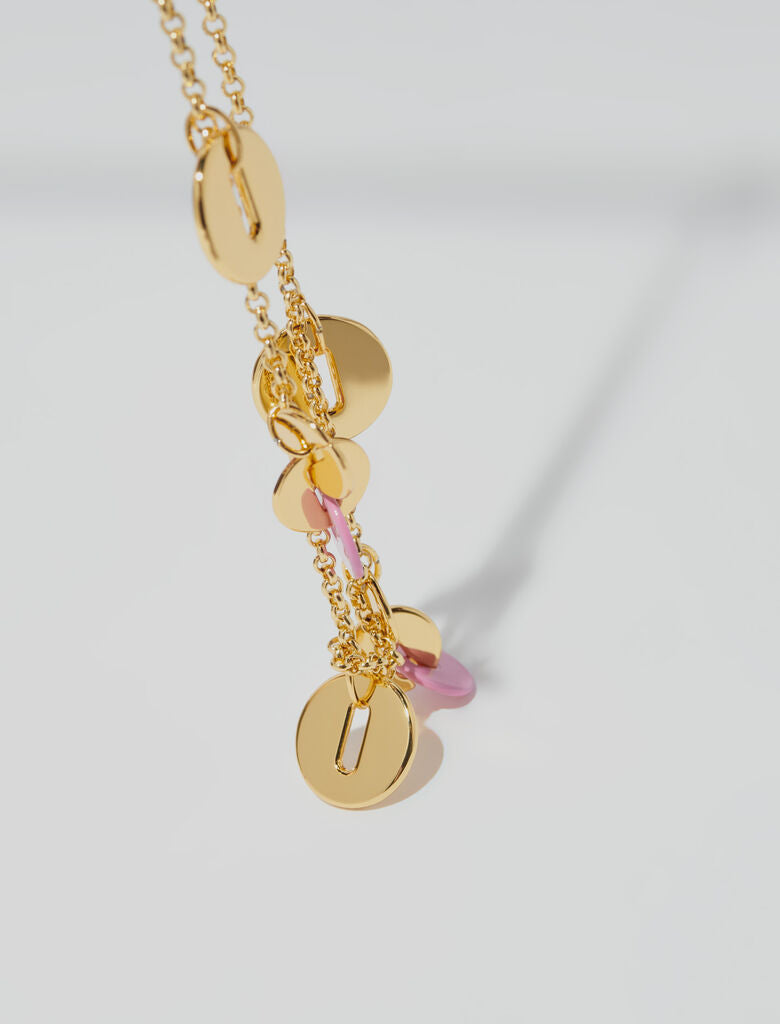 Gold-Pendant chain necklace