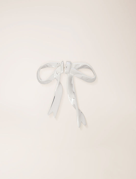 Silver-featured-Silver bow earring