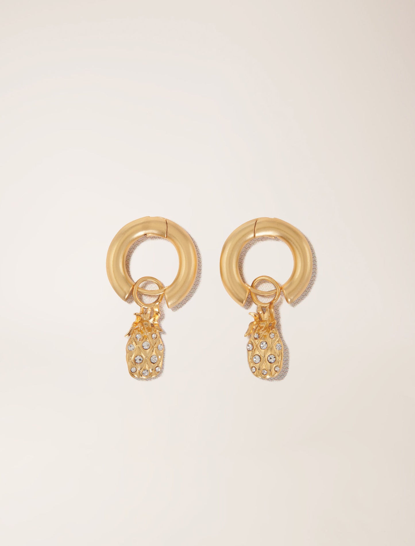 Gold-featured-Mini rhinestone pineapple earrings