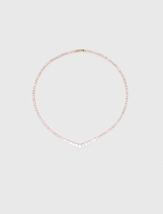Cascade Diamanté Necklace GOLD