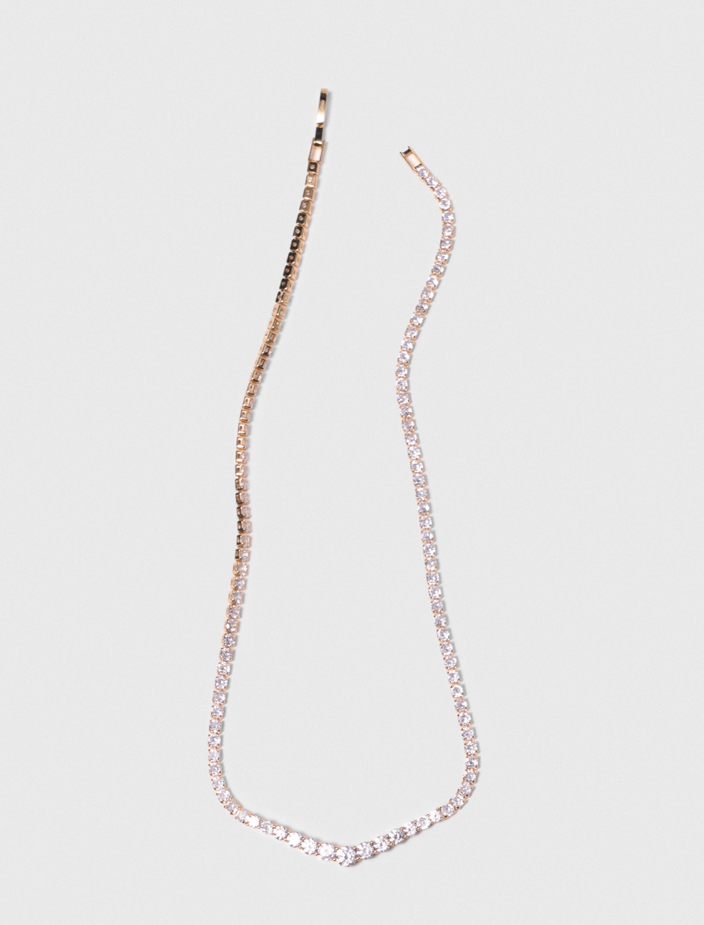 Cascade Diamanté Necklace GOLD