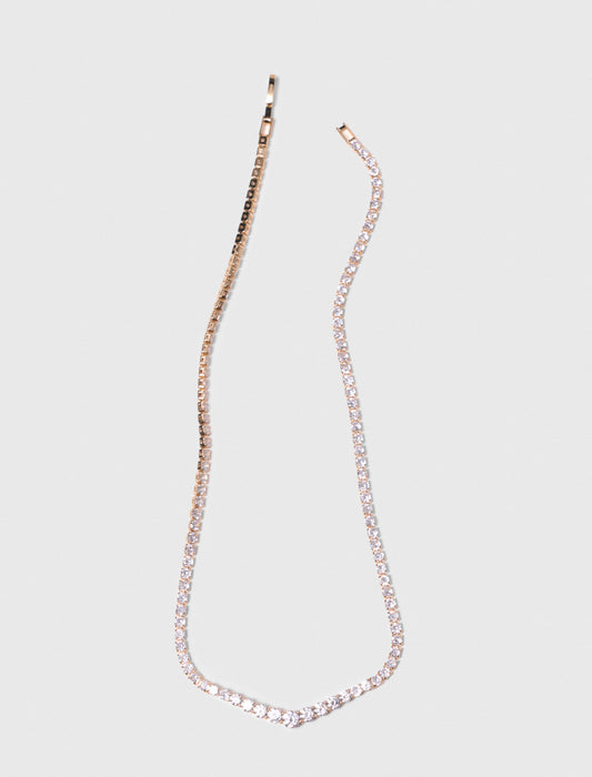 Cascade Diamanté Necklace GOLD