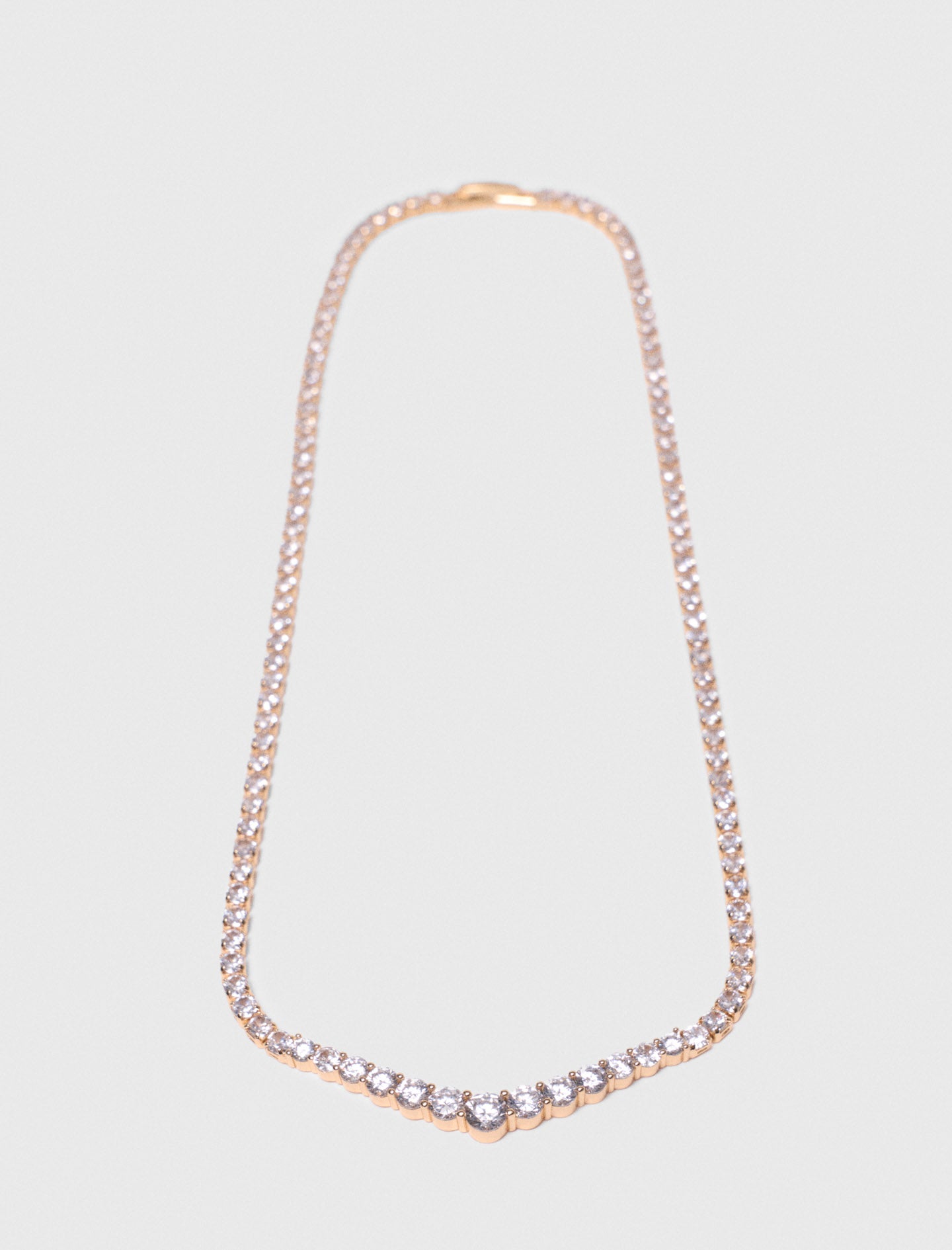 Cascade Diamanté Necklace GOLD