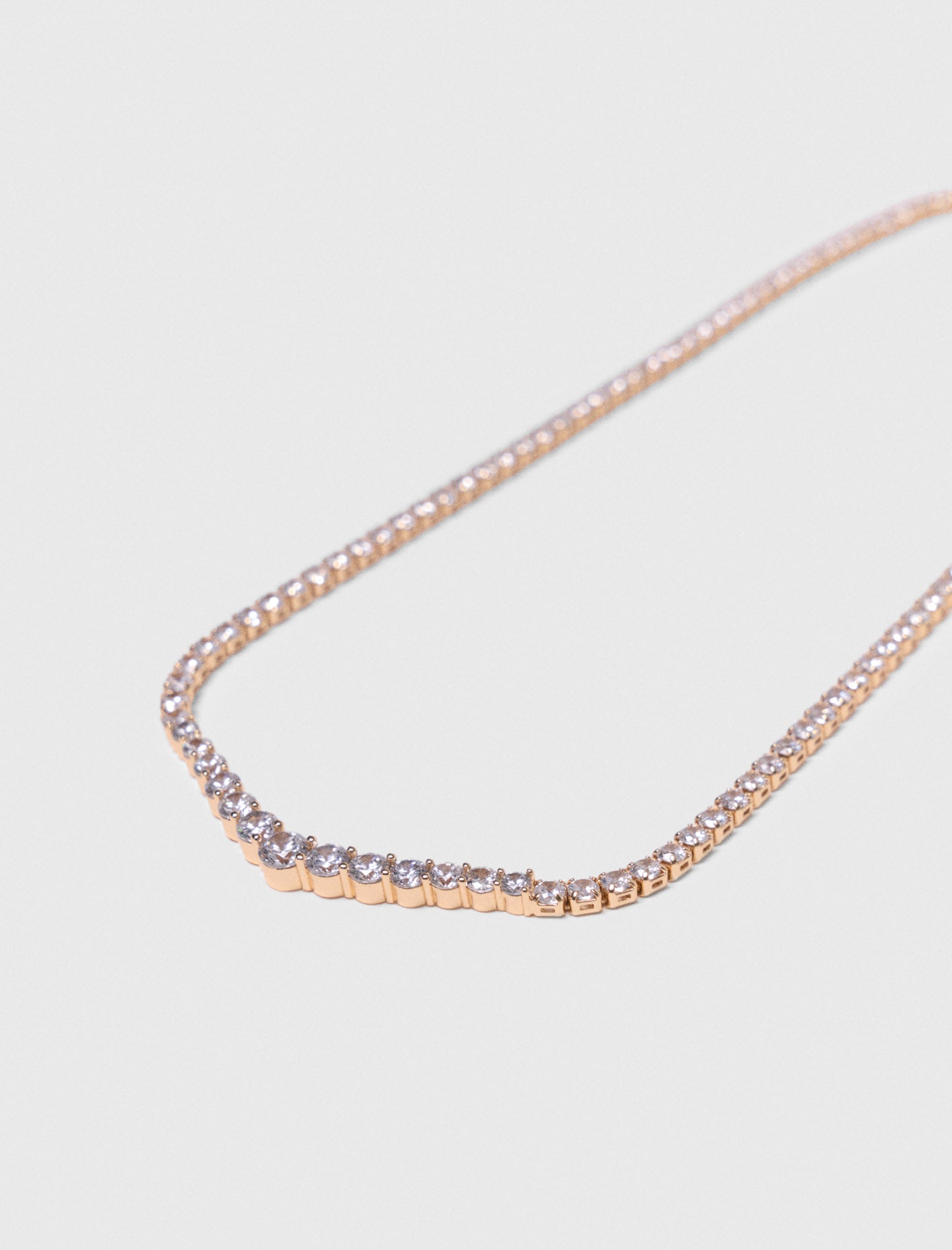 Cascade Diamanté Necklace GOLD