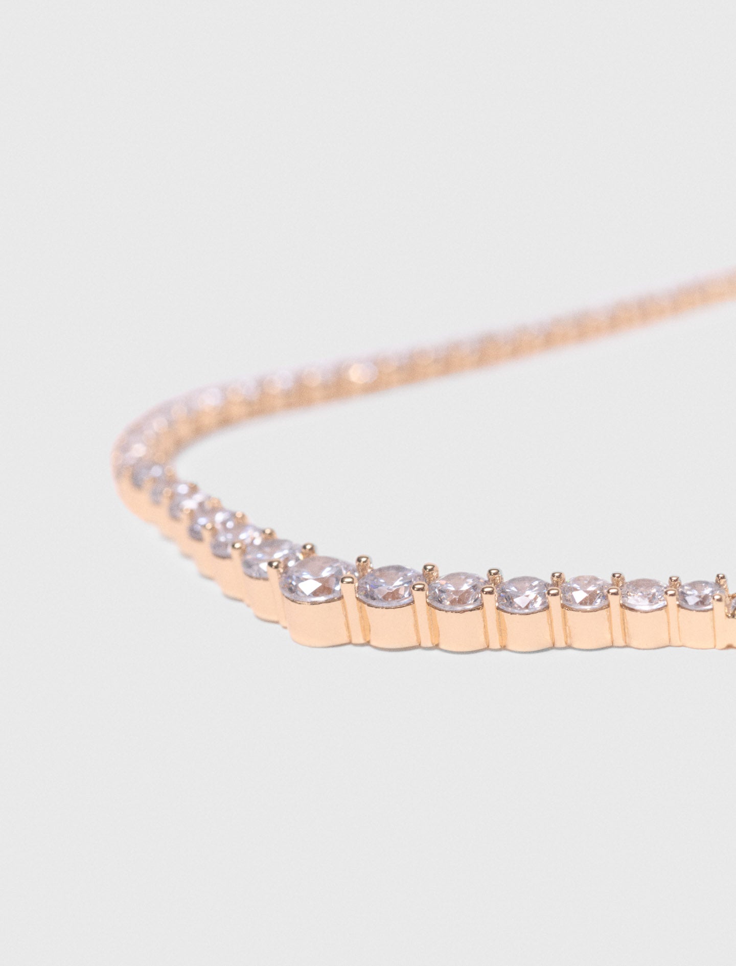 Cascade Diamanté Necklace GOLD