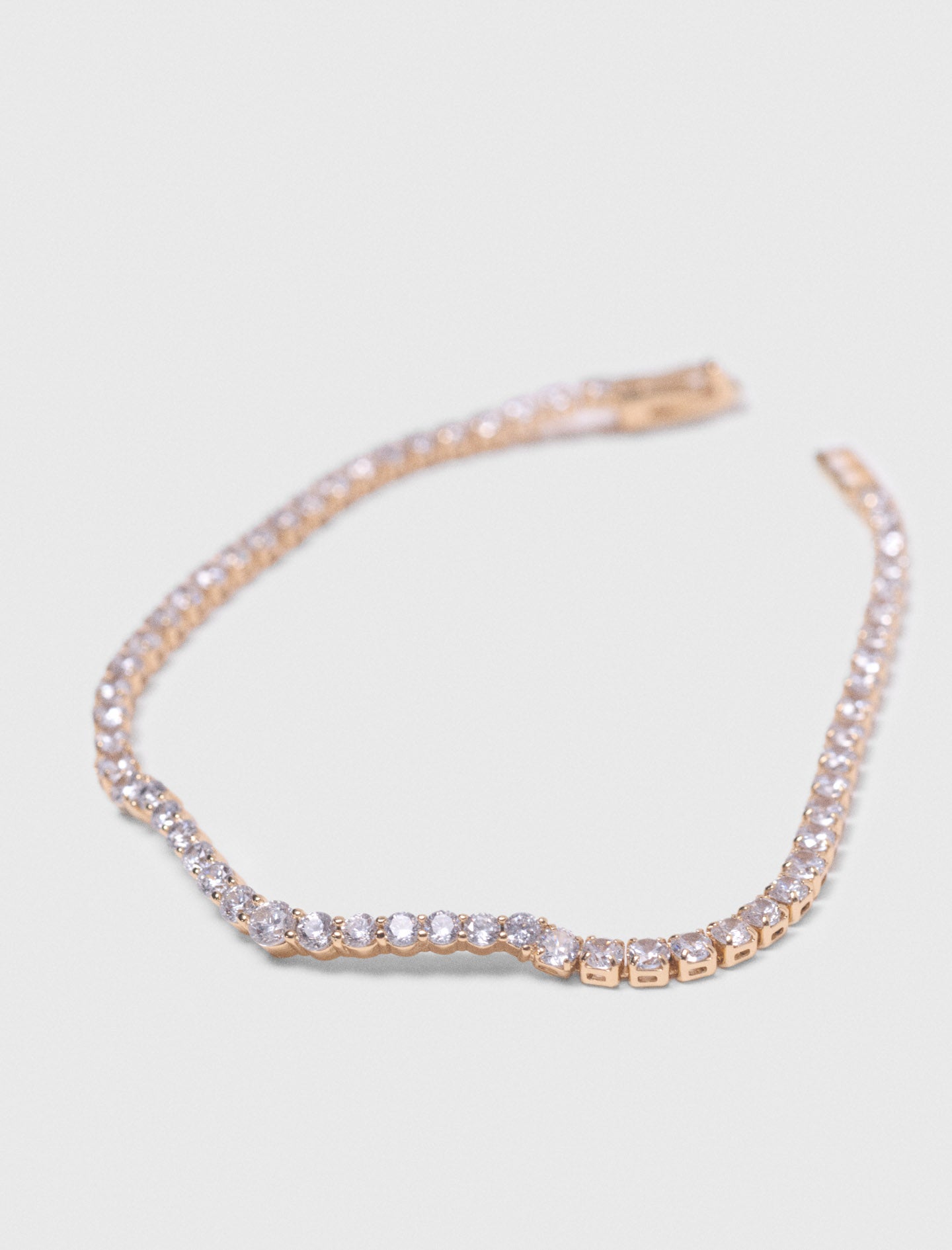 Cascade Diamanté Bracelet Gold