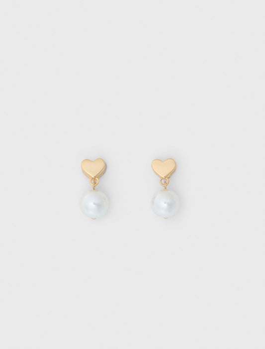 Bead Earrings Gold