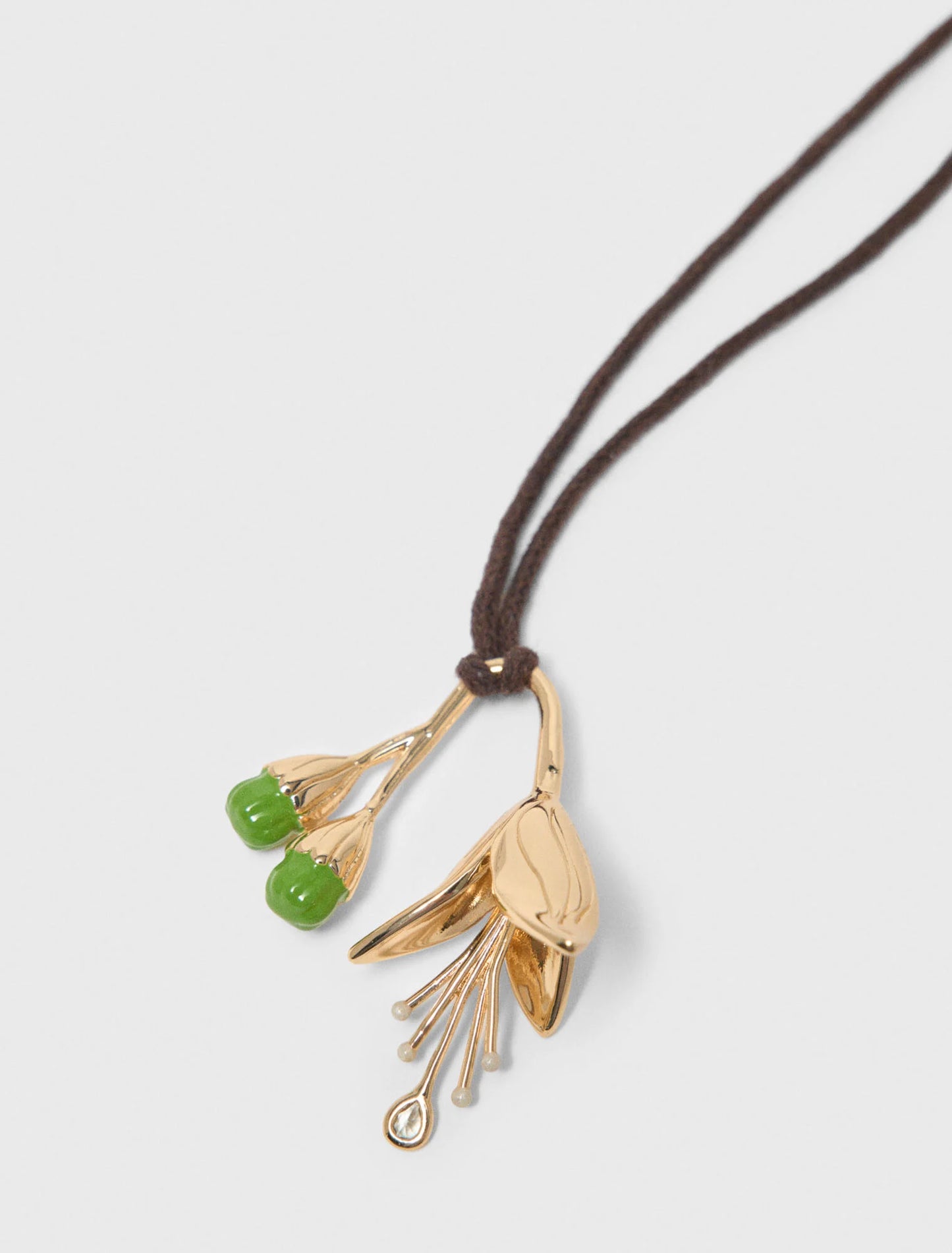 Cord Necklace Gold