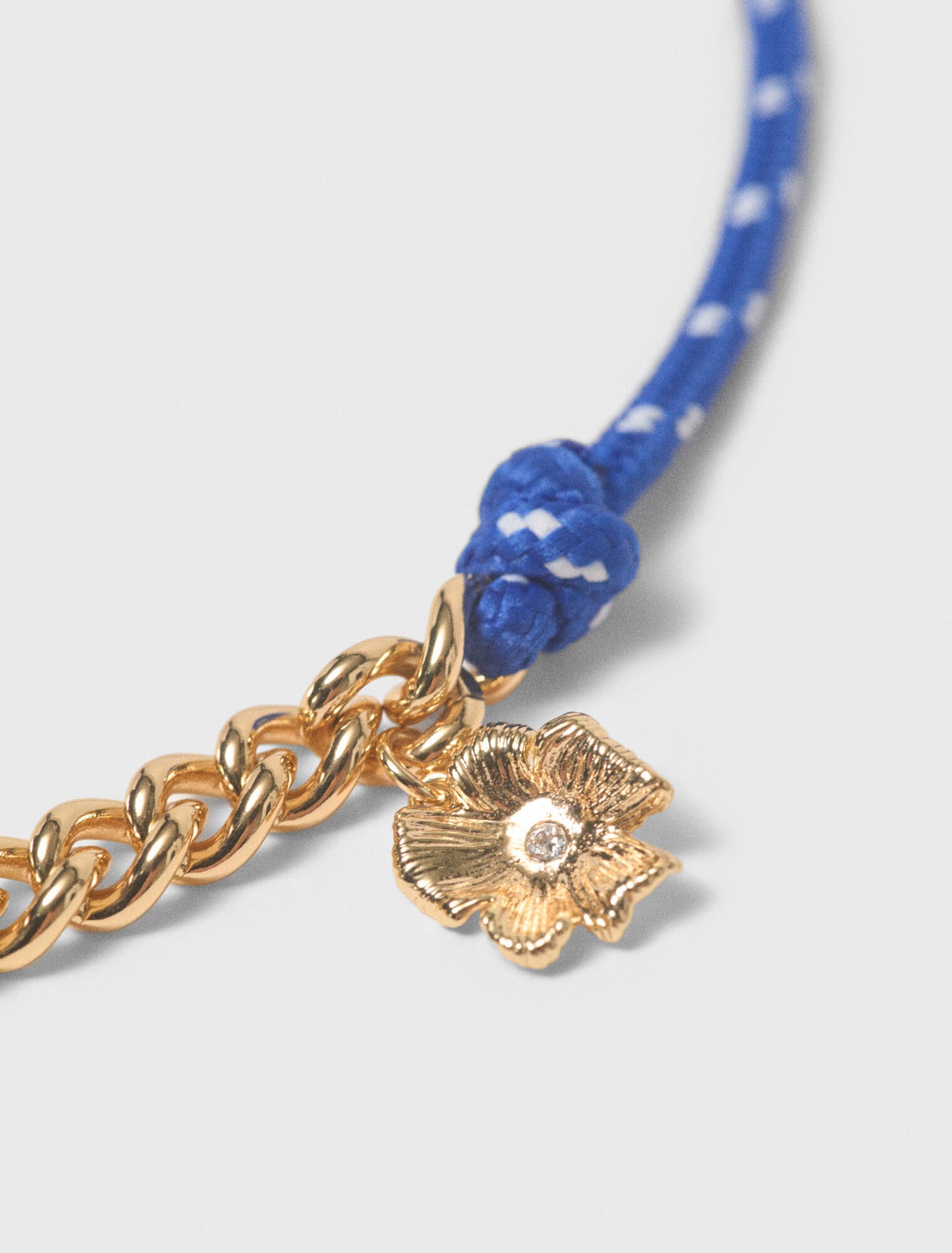 Sailor Rope Chain Necklace Gold