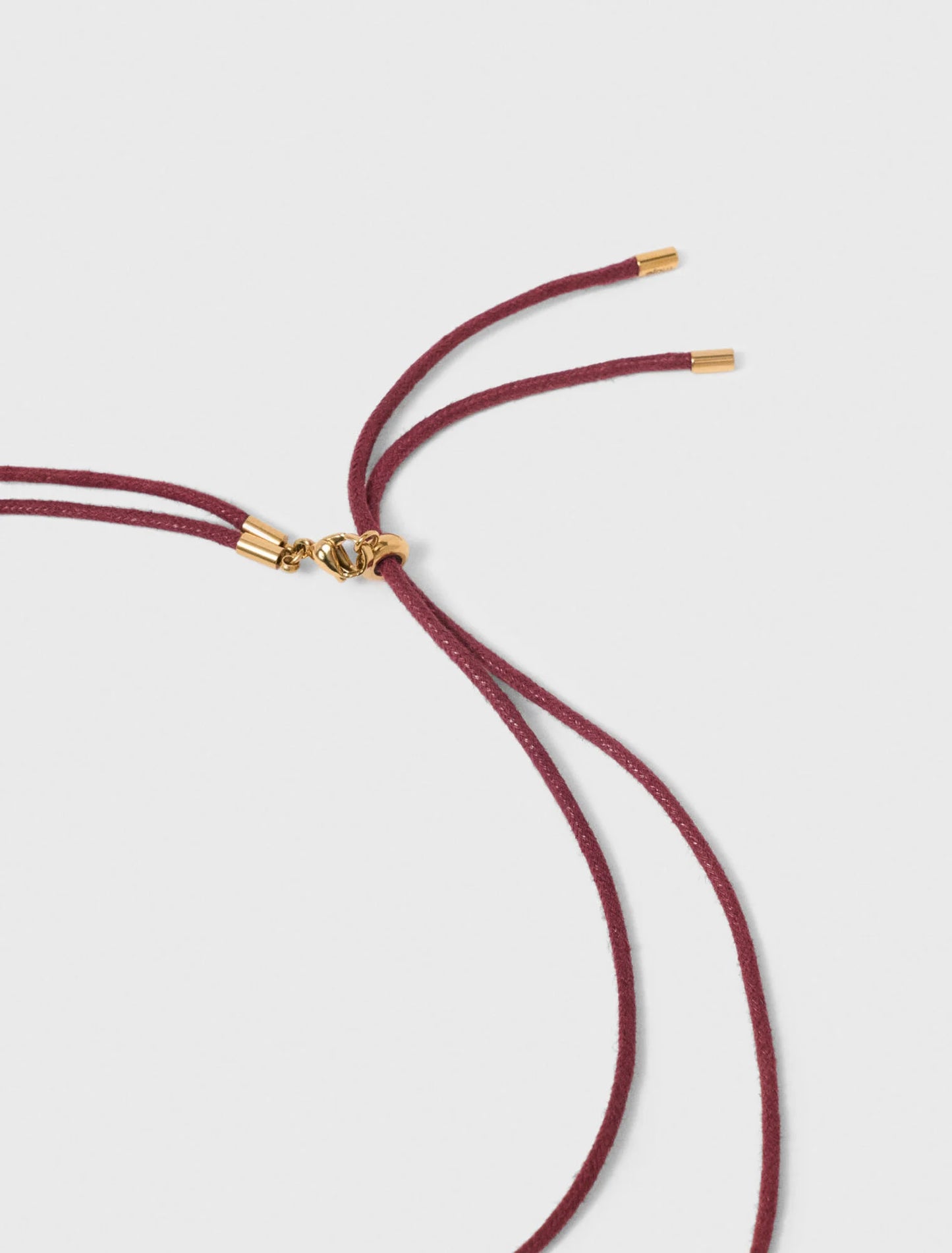 Double fish necklace Gold