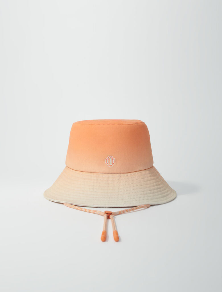 Orange-Gradient bucket hat