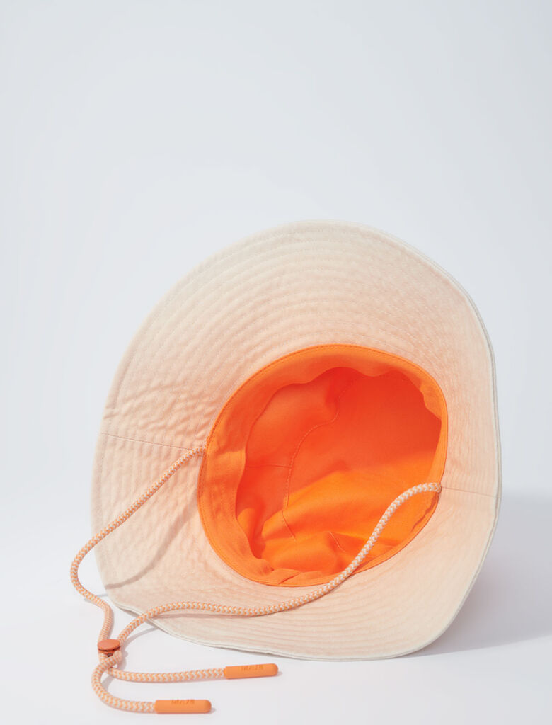 Orange-Gradient bucket hat