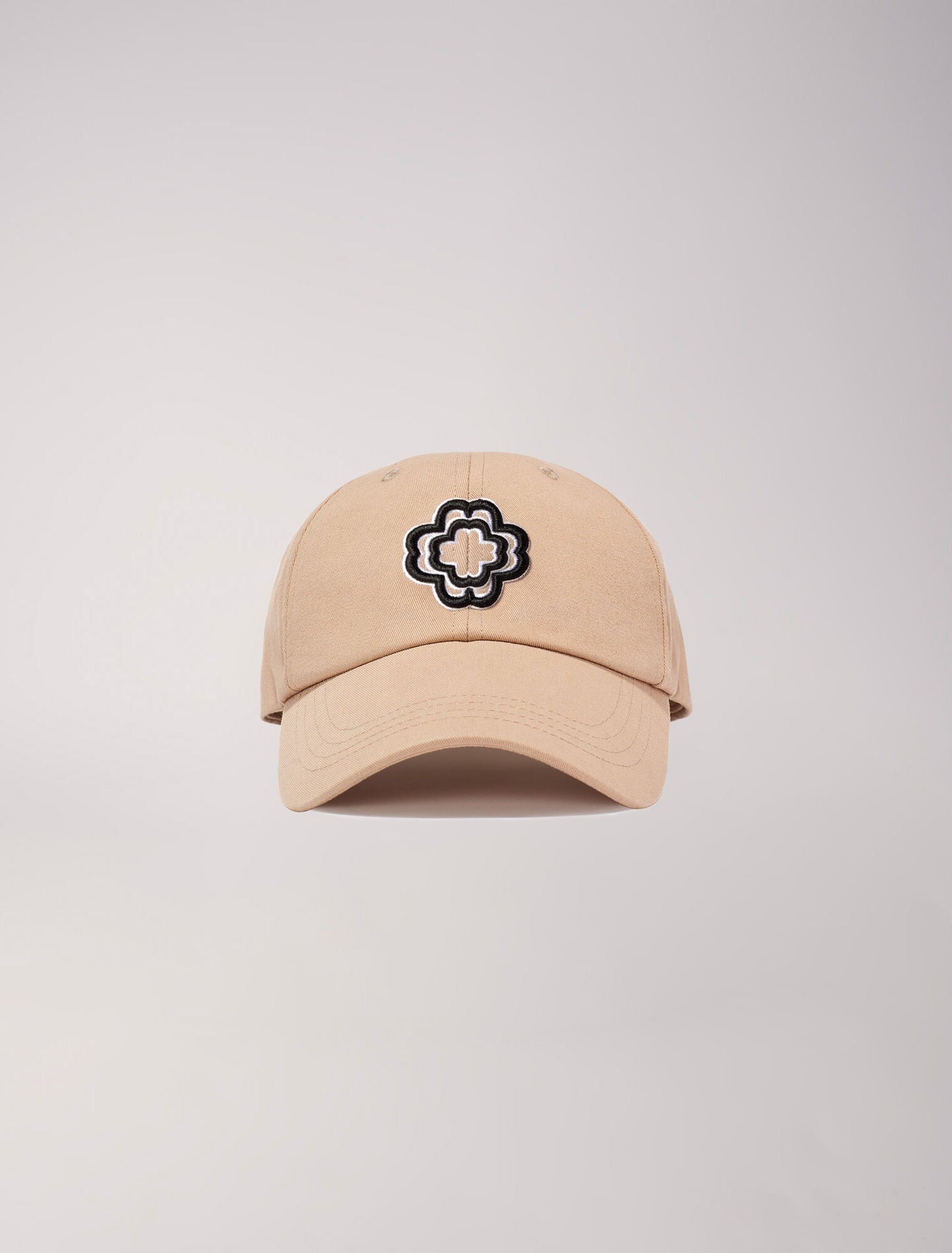 mastic beige  -Cotton cap with Clover logo