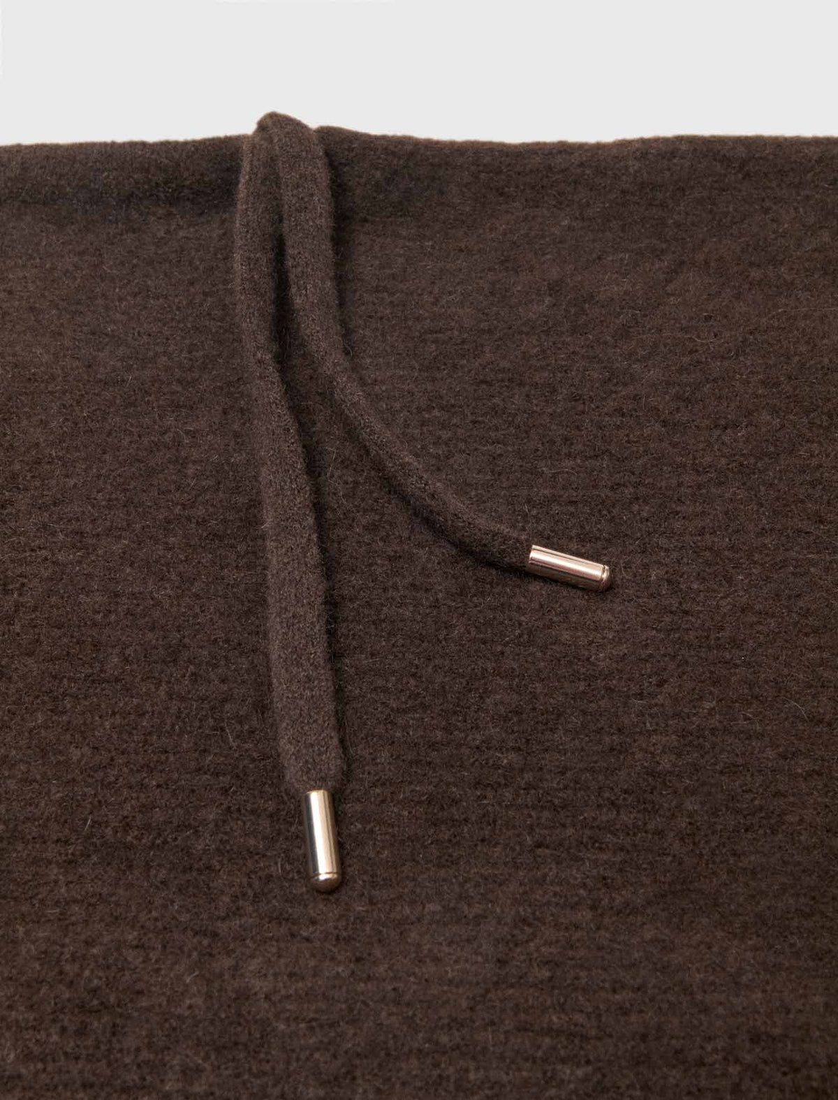Yak wool balaclava Dark Brown
