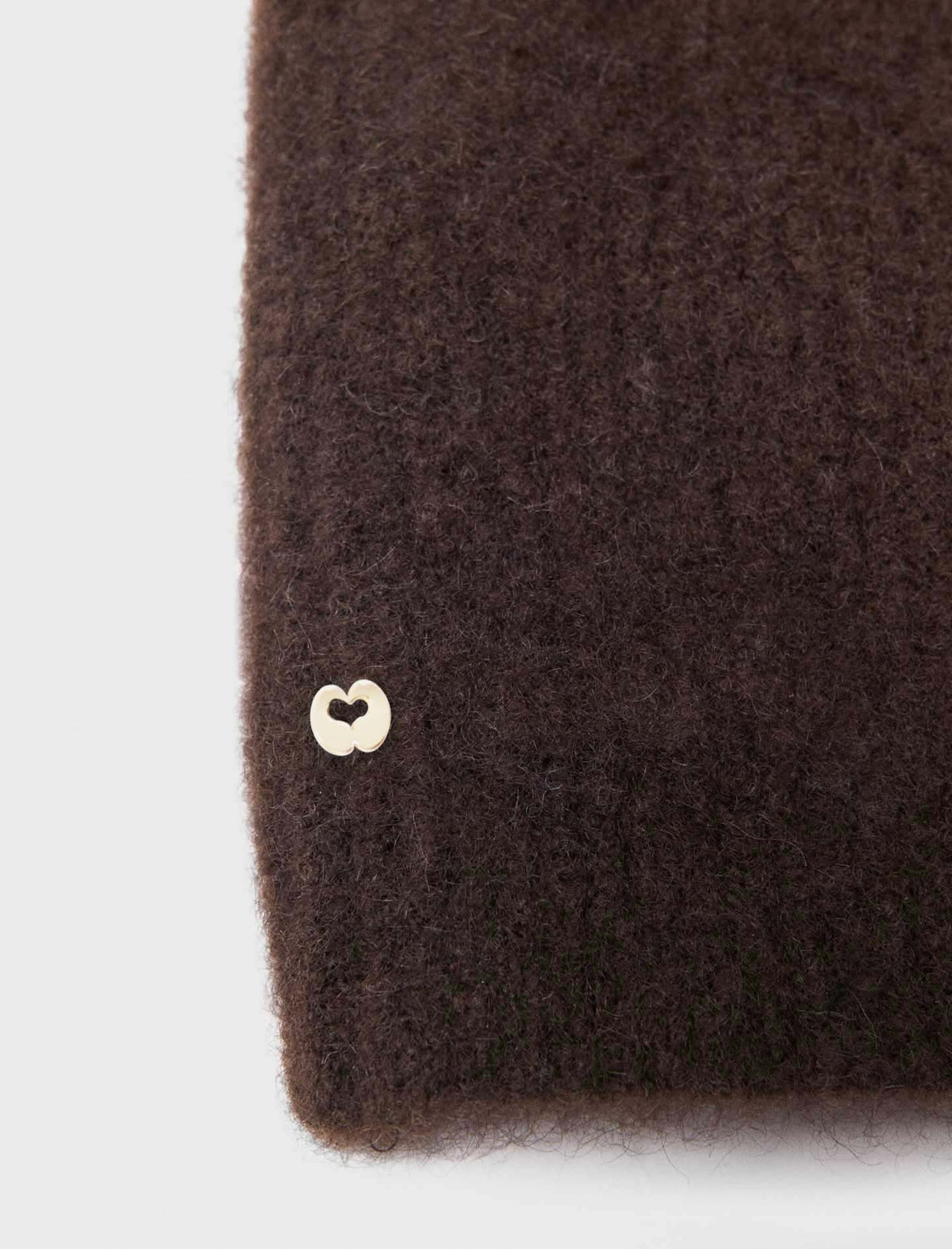Yak wool balaclava Dark Brown