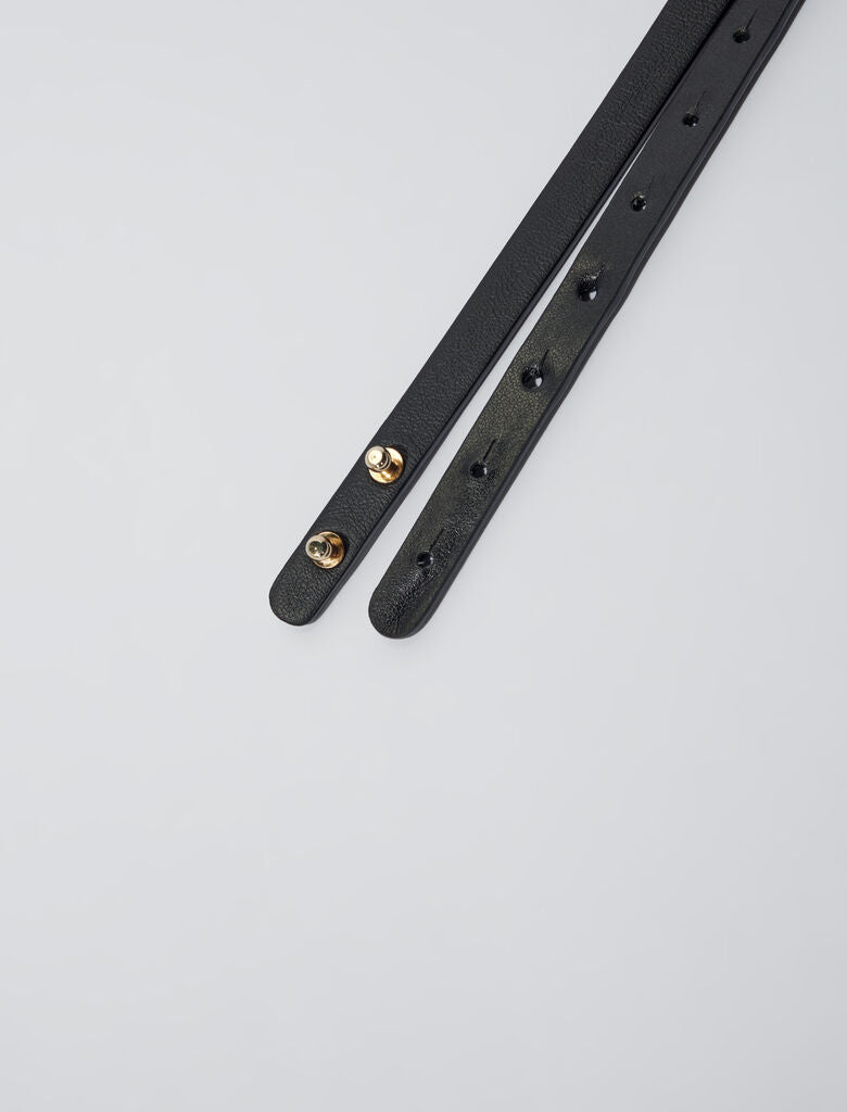 Black-Beaded Clover Belt