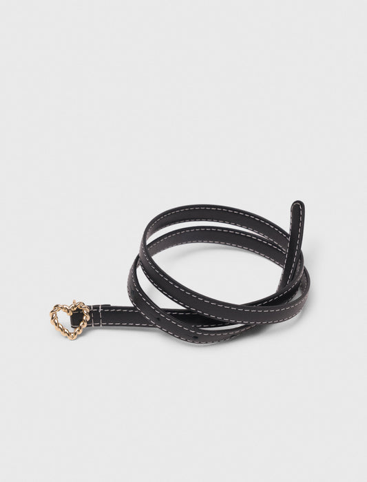 Slim heart belt