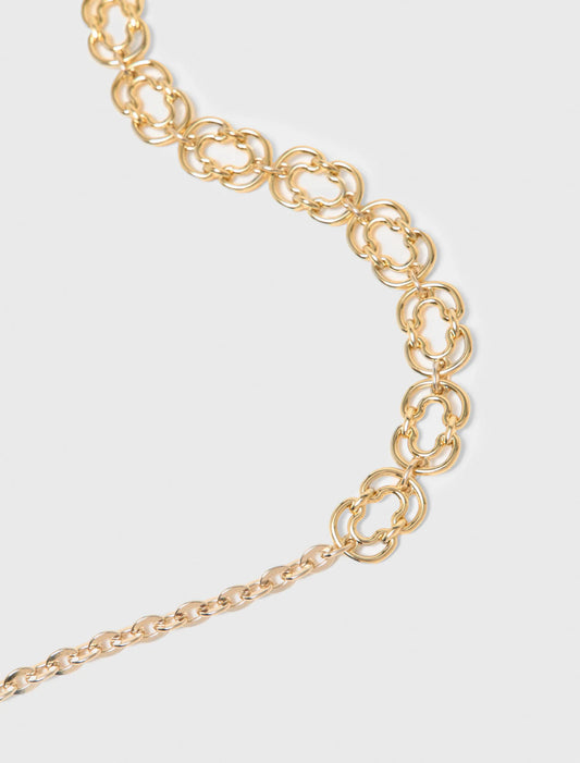 Chain Belt With New Link Gold