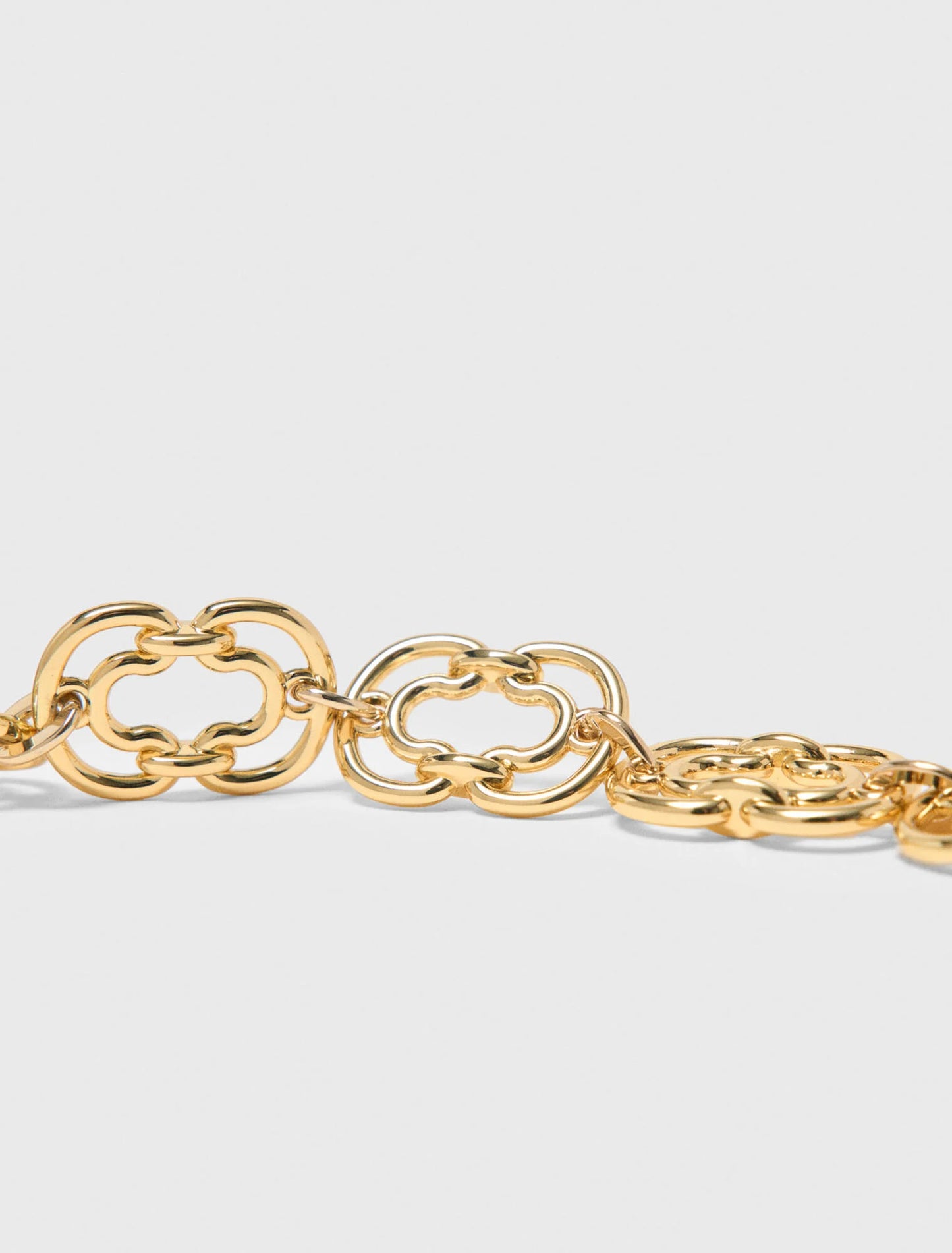 Chain Belt With New Link Gold