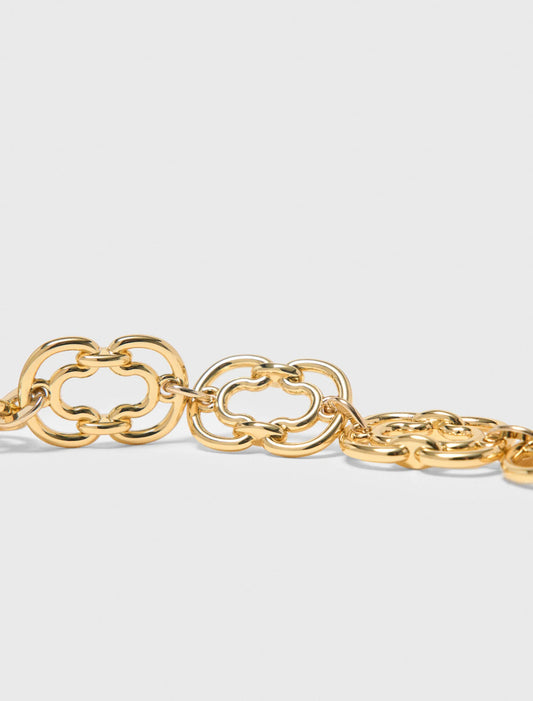 Chain Belt With New Link Gold