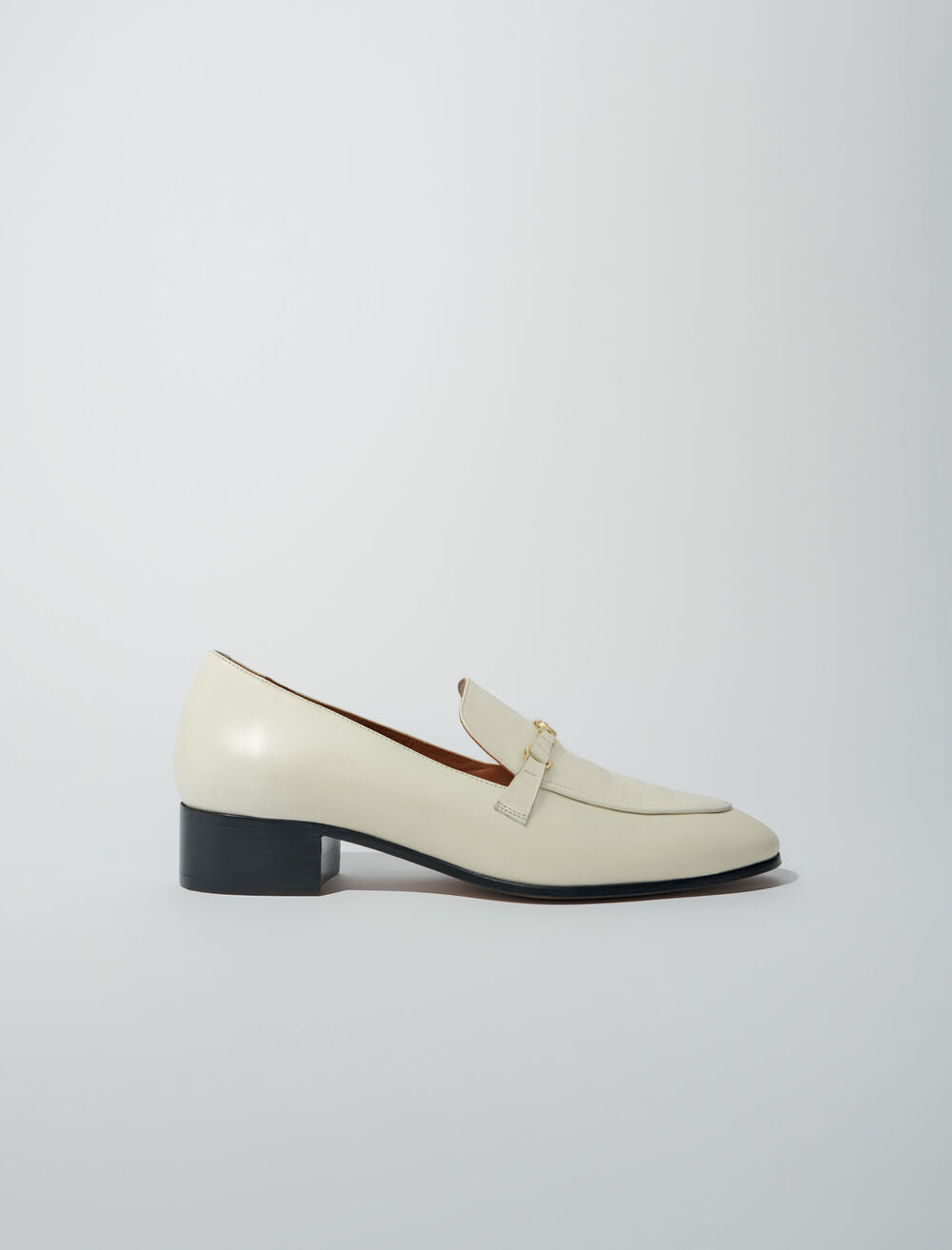 Ecru-featured-Leather loafers
