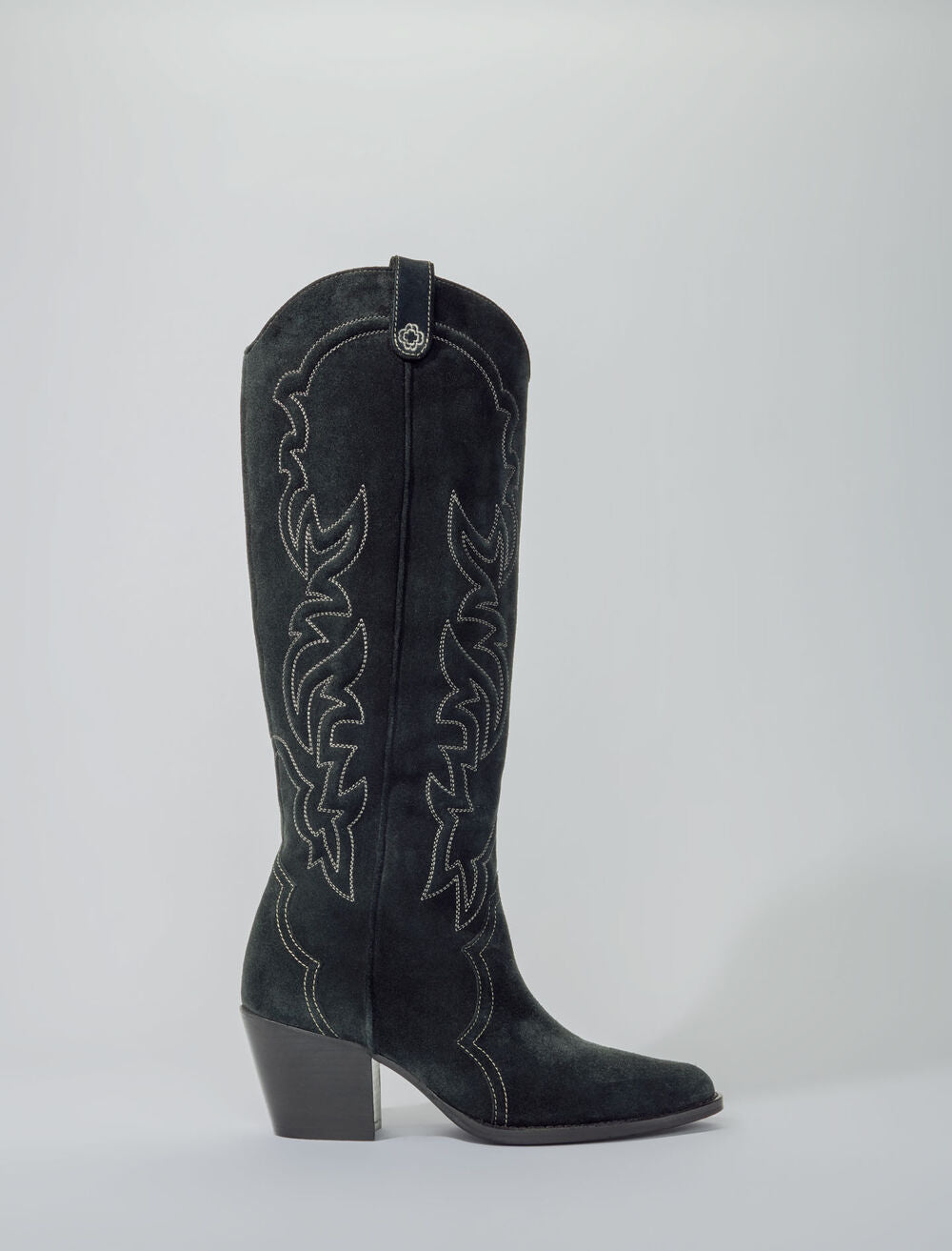Off Black-featured-High-leg cowboy boots