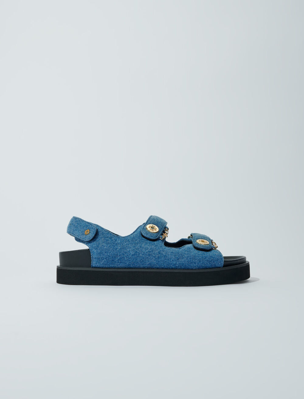 Denim-featured-Flat denim sandals