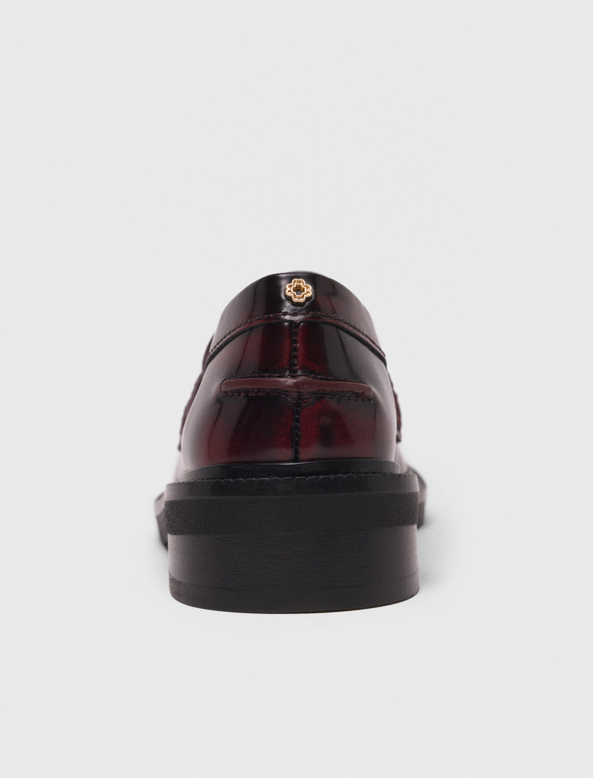 Brushed leather loafers