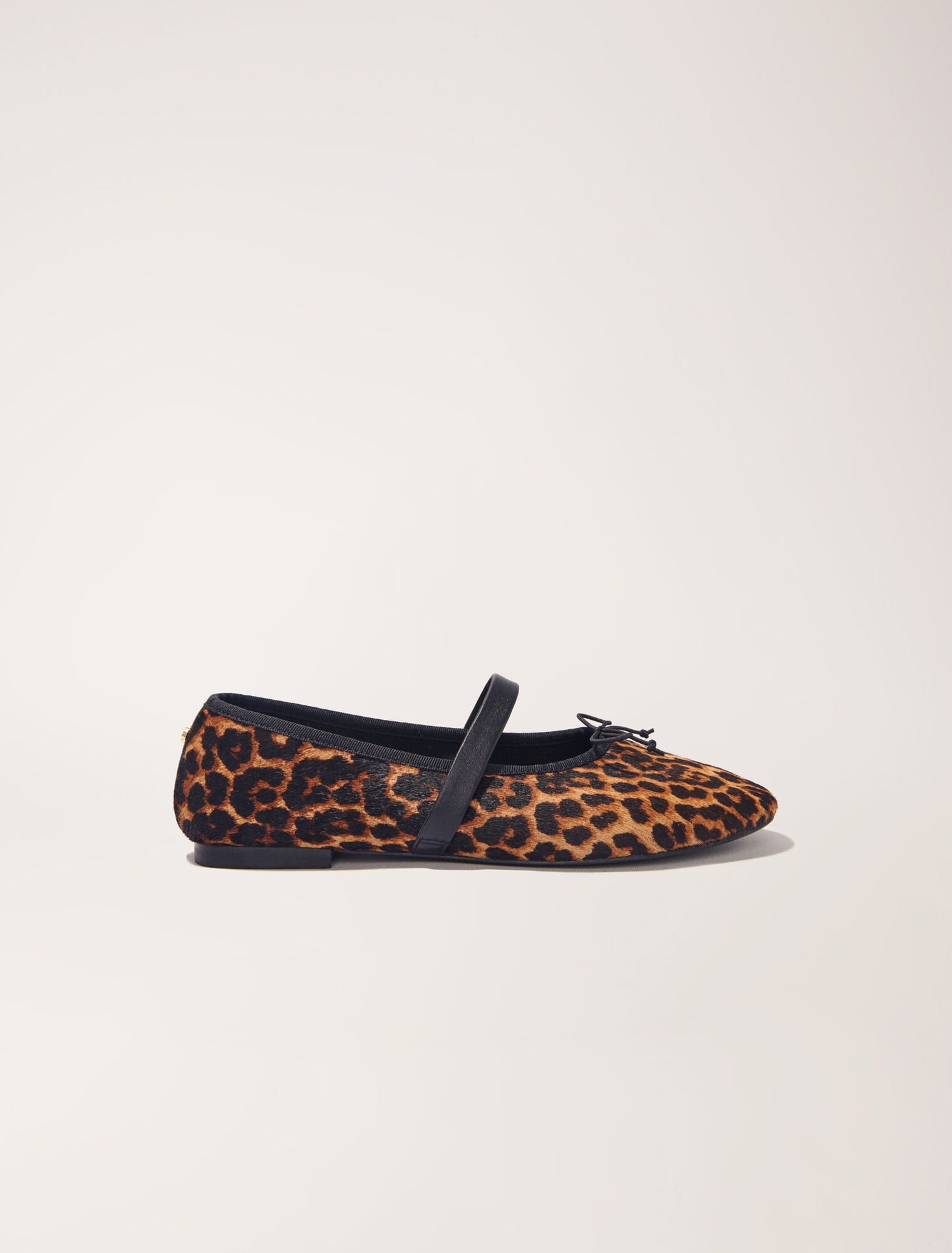 Leopard Print featured Leopard-effect leather ballet flats