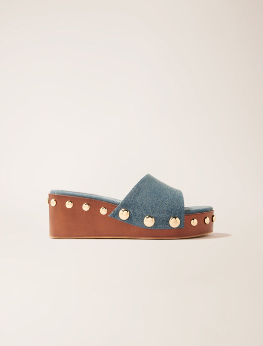 blue jean-featured-Denim studded wedge mules