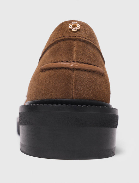 Suede Loafers CAMEL