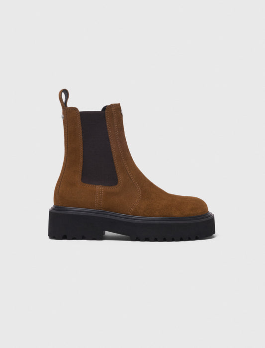 Suede Chelsea Boots TABACCO