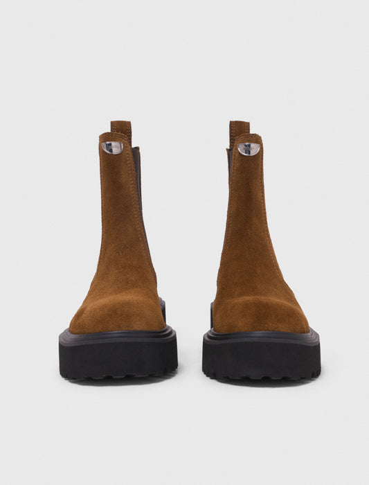 Suede Chelsea Boots TABACCO