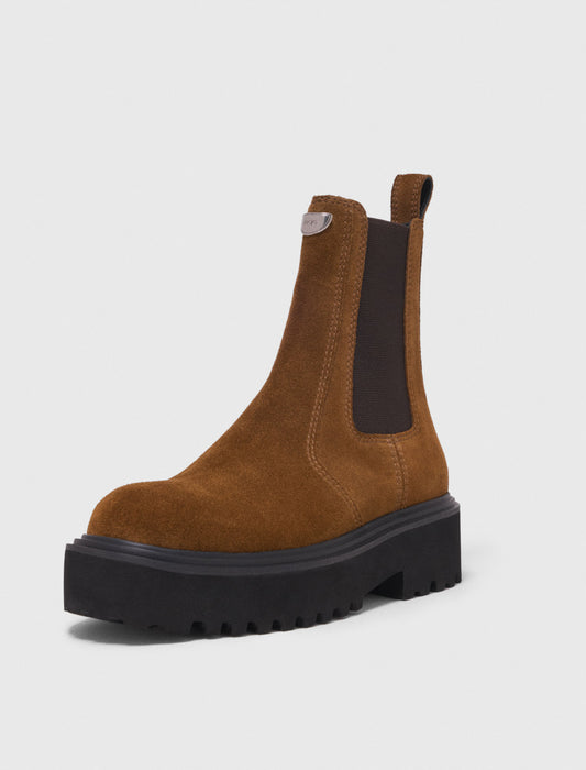 Suede Chelsea Boots TABACCO