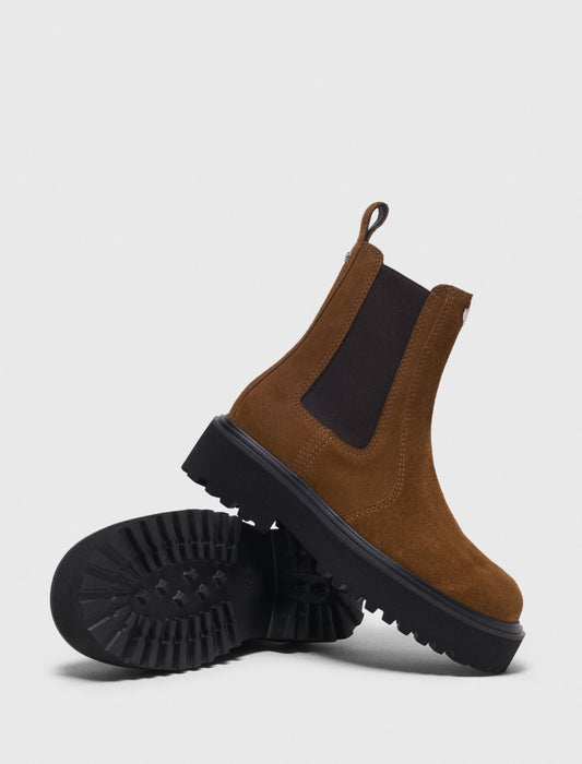 Suede Chelsea Boots TABACCO
