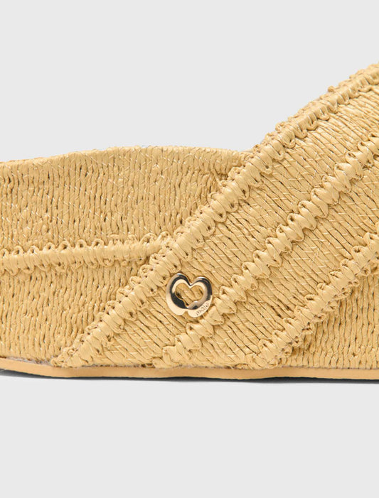 Platform Sandals Beige