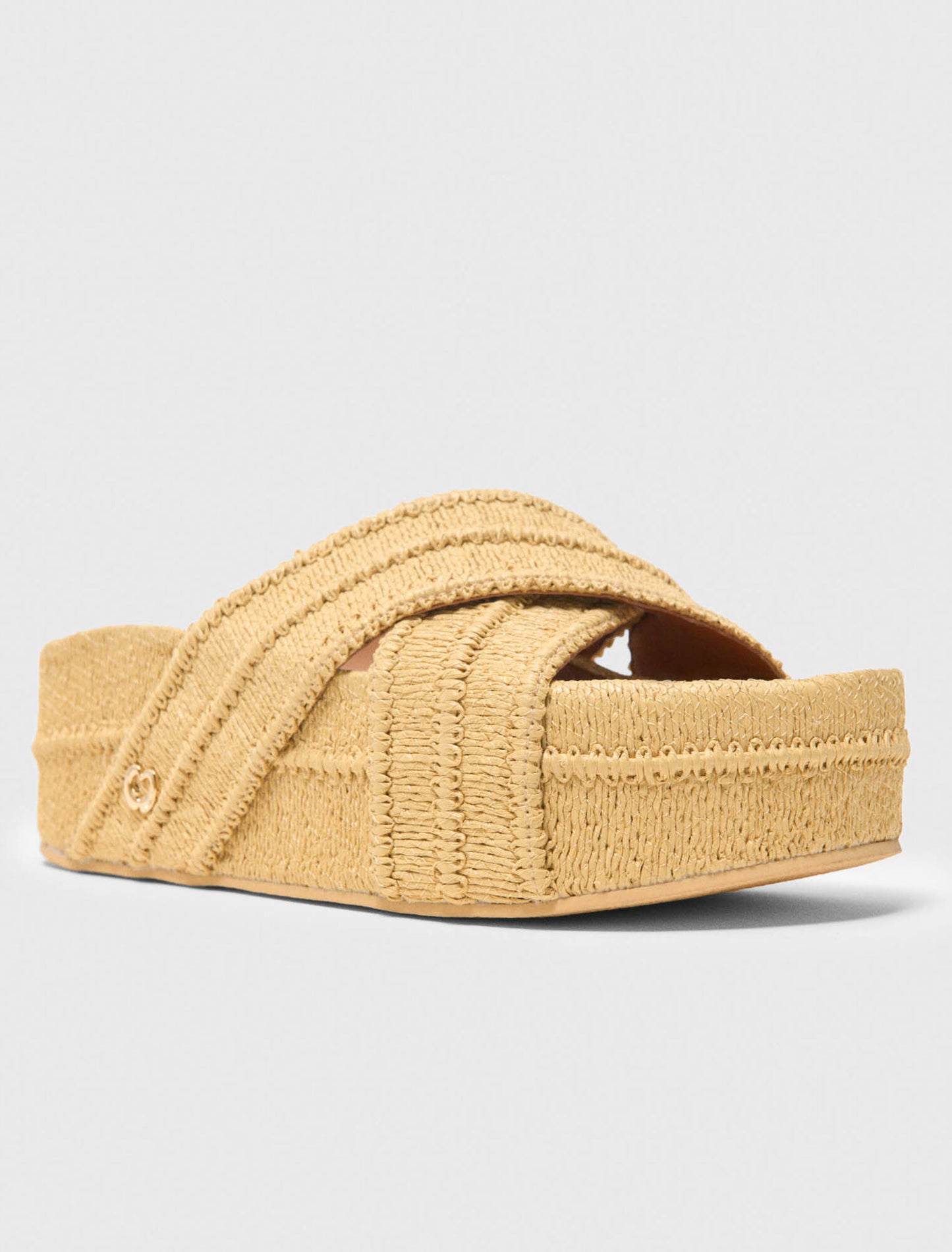 Platform Sandals Beige