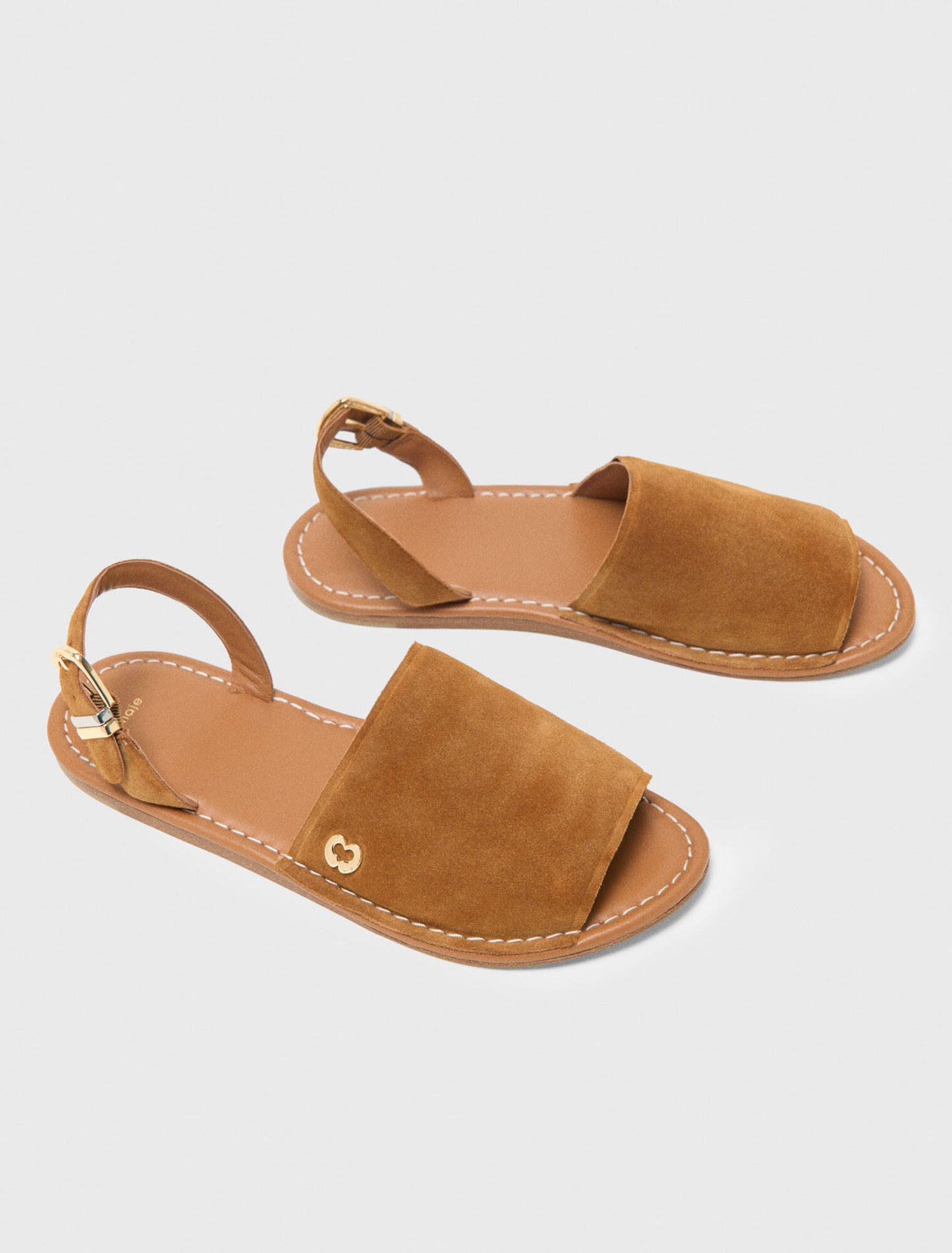 Flat Sandals Camel